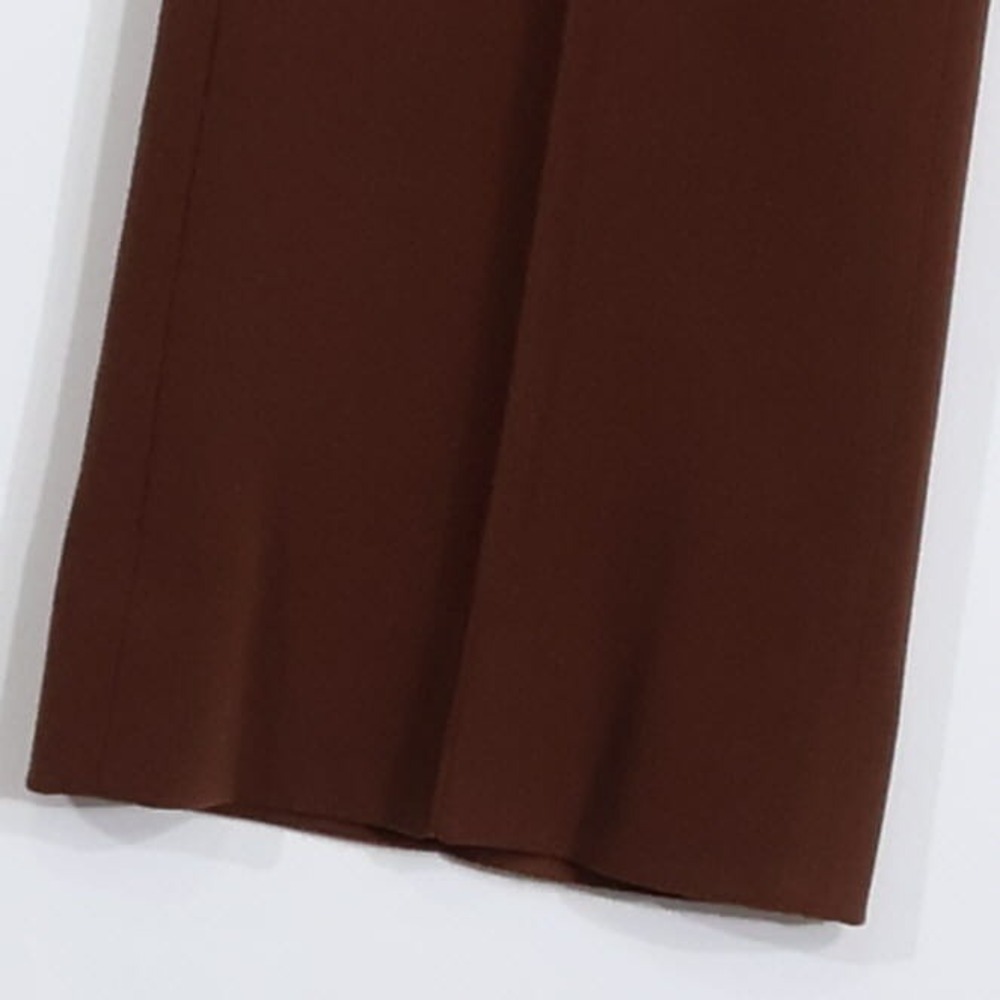 J.Crew Natalia Pant Women 2 Brown Wide Leg High Rise Four Season Stretch $158NWT - Picture 8 of 15